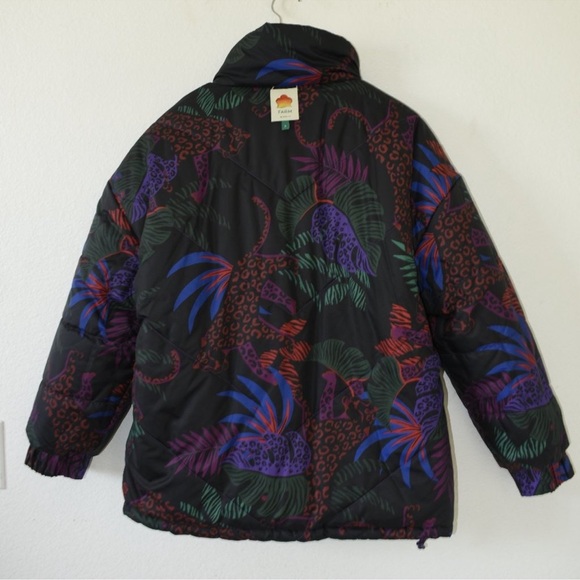 Farm Rio oversized puffer jacket - Picture 12 of 14